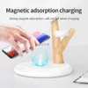 Wireless Chargers Wireless Charger för Watch Series 15 14 Plus 13 12 Pro Magnetic 3 In 1 Wireless Charging Station för 2 3 YQ240105