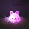 1pc luce notturna per animali simpatico cartone animato alimentata da batterie a bottone 3 * AG13 (batteria gratuita), luce per dormire a LED regalo per ragazzi e ragazze