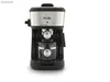 Cafeteiras Mr. Coffee 4-Shot Steam Espresso Cappuccino e Latte Maker em PretoL240105