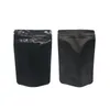 85*13 cm Black Stand Up Påsar Aluminiumfolie Package Bag 100pcs/Lot Zip Lock Food Bean Coffee Packing Mylar Pouch Pick Påsar SHNFE