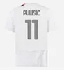 Pulisic reijnders piłka nożna koszulki dla dzieci Kit Football Shirt Giroud de Ketelaere Rafa Lea Rebic Club Jersey Trzecie mundury piłki nożnej AC Koche Loftus-Cheek Theo