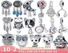 Plata Charms of Ley 925 Silver Dream Catcher Series Fit 925 Original Bracelets Pulseira Diy 2021 New280P9559498