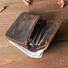 Wallets Handmade Personalized Mens Wallet With Coin Pocket Customized Zipper