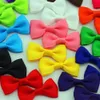 48pcs/lot 2 Girls Little Bow DIY small Grosgrain Ribbon Bows Flower Appliques sew Craft Kid's cloth bebe girls Accessories 240105