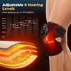 Thérapie de chauffage électrique masseur de vibrations d'épaule physiothérapie des articulations des jambes coude chaud arthrite soulagement de la douleur genouillère Massage 240104