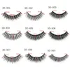 Mink Eyelashes Partihandel 10/50/100 lådor Fluffiga 3D Mink Lashes Makeup Naturlig långvolym Falsk ögonfransar Bulk Faux Cils Custom 240104