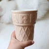 Mugs Creative StarB Ice Cream Cone Ceramics Coffee Mug Milk Tea Office Cups Drinkware The Birthday Gift For Friends