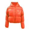 ジャケット冬の暖かい厚い特許革のコート女性