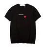 Marchio di moda Garcons CDG T-shirt lettera Amanti del designer Uomo donna Love Heart Com Des Play Manica corta in cotone Unisex Streetwear T-shirt girocollo Tee Hot Tops