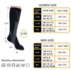 3 paia di calzini a compressione uomo donna ciclismo corsa calcio ginocchio alto sport 2030 mmhg diabete allattamento calza 240104