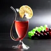 Wine Glasses Transparent High Borosilicate Glass Red Juice Creative Blood Sucking Squirrel Cup With Foot Bird