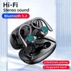 Écouteurs pour téléphones portables Nouveaux écouteurs sans fil TWS Bluetooth Casque HiFi Stéréo Écouteurs intra-auriculaires étanches Double micro Casques pour le sport en cours d'exécution YQ240105