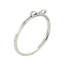 925 Sterling Zilveren Boog Kristal Charme Bangle Voor Vrouwen Mode Originele Partij Bruiloft Sieraden Gift 240104