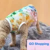 Gilet teint par nouage pour chien, haut de gamme, Style célébrité d'internet, vêtements de marque à la mode pour petit chien, vêtement classique de printemps et d'été