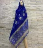 Halsdukar afrikanska kvinnor bomull muslimsk modeuppsättning huvudduk net turban sjal mjuk kvinnlig hijab wrap vinter bf1808681677