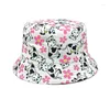 Berets Frühling Sommer Polyester Cartoon Kuh Druck Eimer Hut Outdoor Reise Sun Cap Für Kind Junge Und Mädchen 101