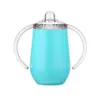 Sippy cup 10oz Kid water bottle Stainless Steel tumbler with Handle Vacuum Insulated Leak Travel cup Baby bottle Mugs BAP FREE Mivti