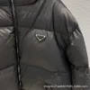 Parkas masculinas Ss High Edition p família outono e inverno novo produto marca triângulo à prova de vento quente zíper moda solta jaqueta feminina