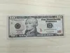 Copier de l'argent Réel 1: 2 Taille Simulation Billet de banque américain Jouet Bar Activité Décoration de scène Accessoires de fête Coin Jeu Prop Qmvjm