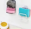 Kitchen Storage Simple Double Layer Iron Sink With Suction Cup Sponge Drain Rack Multi-Purpose Debris Clean Ball Rack1PC