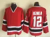 Vintage 12 Jarome Iginla Jerseys de hockey para hombre 2002 Nation Team Negro Rojo Camisas cosidas C Parche M-XXXL