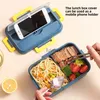 Bento Boxes Obelix 1000mlランチボックスBento Box Portable Microwave Storage Box for School Kids Office Worker Heating Lunch Foods Containers YQ240105