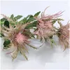 Decorative Flowers Wreaths Bonsai Artificial Plants 3 Forks And Wild Thorns Home Garden Decoration Flower Arrangement Seedling Fz192 D Ottd8