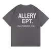 SS new allery dep T-shirt with round neck, multi-color letter print, men's and women's Tees, short sleeved, thin and versatile T-shirts, half sleeved top clothes