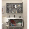 Bathroom Sink Faucets Stainless Steel Paint Cabinet Combination Table Toilet Hand Washing Wash Basin Ceramic Whole Washbin