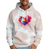 Sweatshirts Heren Hoodies Los bedrukt sweatshirt met capuchon Casual Mode Sport Sudaderas Para Hombres Vergisiz Urunler Turkiye