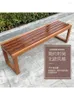 Camp Furniture Outdoor Park Chair Anticorrosive Wood Bench Shopping Mall Leisure Row Wrought Iron Solid Square