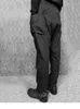 メンズトラックスーツダークアバンギャルドスタイルの衣服分解されたスプリット対角フラッパー非対称レッグキャノンオーバーオール