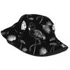 Bérets d'été plage vacances escapade chapeaux flamant rose oiseau Animal Merch seau chapeaux unisexe soleil Panamka pliable chapeau de pêche