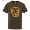 T-shirty męskie lubię mój motocykl i może 3 osoby T-shirty mężczyźni swobodne luźne odzież duże letnie topy bawełniane kreskówkowe męskie tshirty t240105