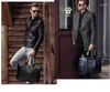 Briefcases Fashion Simple Business Men Briefcase Bag Leather Laptop Casual Man Large Capacity Shoulder Bags