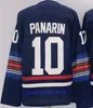 Koszulki hokejowe Panarin 10 Rempe 73 Igor Shesterkin 31 Mika ZibaneJad 93 Adam Fox 23 Truba 8 Navy Alternate S-xxxl Sched Men Jersey