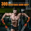 РАСТВОРЕННЫЕ 300 фунтов Bande De Latex Устойчивая тонизирующая трубка 11 шт. Эластичные ленты для фитнес-тренировок Набор с сумкой y240104