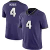 Mans TCU Horned Frogs College Football 19 Jared Wiley Jersey 4 Namdi Obiazor 6 Jamoi Hodge 27 Jordyn Bailey 0 Shad Banks Jr 3 Savion Williams Team Custom Name Number