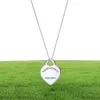 Vänligen återgå till New York Heart Key Pendant Necklace Original 925 Silver Love Halsband Charm Women Diy Charm Jewel Gift Clavicl7487361