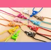 Avtagbar mobiltelefonband Neck Lanyard flätad hals Nylon Hang Rope för mobiltelefon Badge Camera Mp3 USB ID -kort Mixed Color S8519812