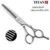 Forbici da parrucchiere Titan strumenti da barbiere per cesoie professionali per diradamento dei capelli vg10 in acciaio 60 pollici 240104