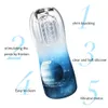 YEAIN Flesh Vibrating Light Massager Vagina Real Pussy Sex Masturbation Adult Toys Male Masturbator Cup For Men Silicone Product 240105