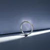 luxe 1,3 mm diamanten band designer ring voor vrouw wo 925 sterling zilver enkele rij 5A zirkonia witte verlovingsringen sieraden vriend meisjes feest geschenkdoos maat 5-9