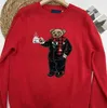 Поло S Designer Men Kints Sweater Polos Bear Emelcodery S Pulover Crewneck Вязаные с длинным рукавом повседневные рождественские свитера 545 507