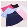 Skirts Harajuku Zzang High Waist Ball Denim Pleated Lolita Style Girls Tennis Skirt Mini Cute A-Line Golf Short Drop Delivery Appare Dhbvj