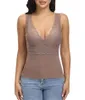 Mulheres Shapers Mulheres Barriga Controle Shapewear Tops Térmicos Tempo Frio Quente Sob Roupas Buit em Sutiã Lace Tank Top Undershirt