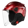 Motorcycle Helmets 54-61cm Open Face Helmet Quick Release Buckle Ventilated With Detachable Scarf For Men Women Wholesale