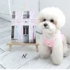 Dog Apparel INS Vests Ice Cream Pattern Clothes For Small Dogs Cute Cotton Costume Summer Lattice Puppy Clothing Drop