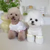 犬のアパレルカールカートアウトベースシャツとかわいいハート素敵な服の猫の編み物