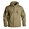 Vestes pour hommes 2024 Veste Fans de l'armée Combat Hommes Vêtements Chasse Coupe-vent Militaire Coupe-vent Vol Pilote Manteau Hood